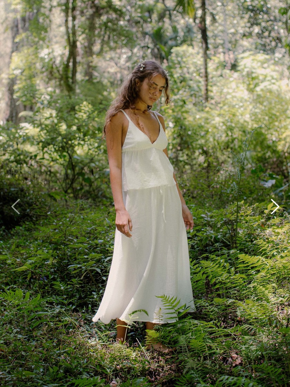 Indigo Luna Mökki Skirt in White